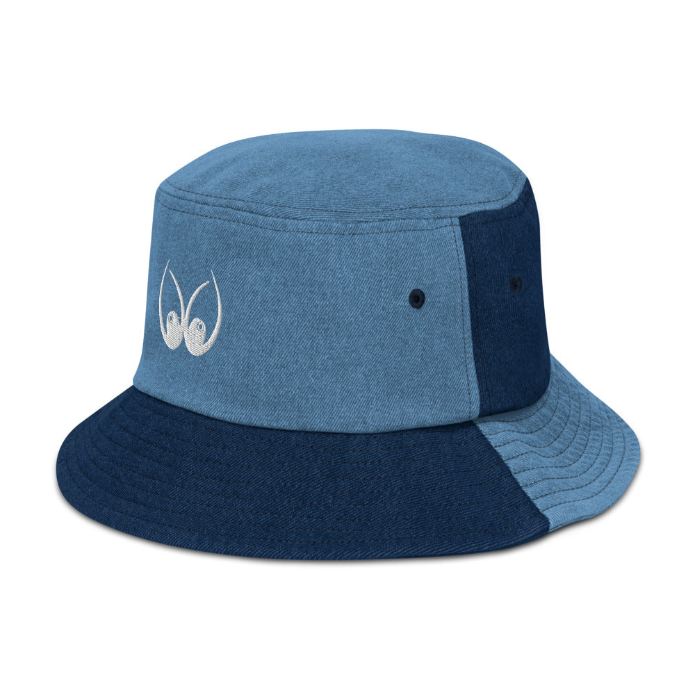 Denim bucket hat