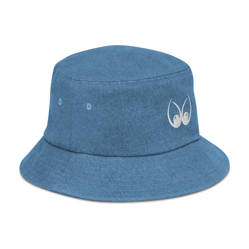 Denim bucket hat
